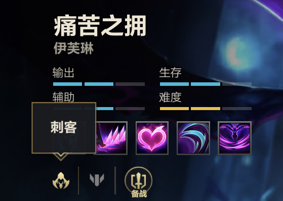 lol英雄联盟手游痛苦之拥什么位置