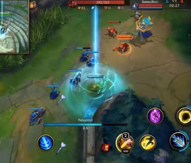 lol英雄联盟手游怎么传送小兵_英雄联盟手游传送小兵攻略