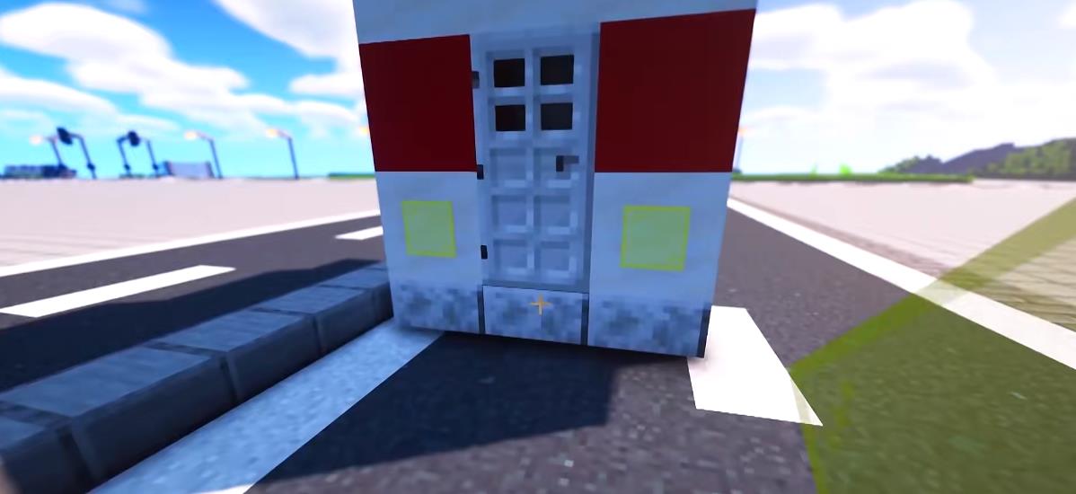 mc我的世界救护车怎么做_我的世界里如何制作救护车