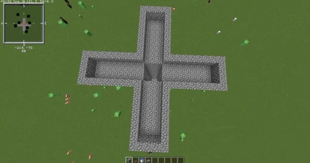 mc我的世界十字水流刷怪塔怎么做_打造十字水流刷怪塔我的世界攻略
