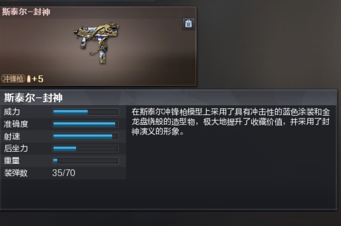 cf穿越火线斯泰尔封神属性怎么样