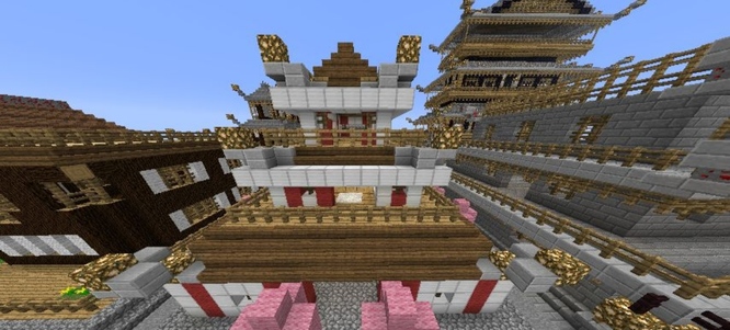 mc我的世界20×20唐风建筑怎么做_学习制作20×20唐风建筑的方法我的世界
