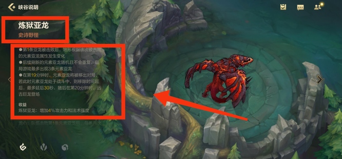 lol英雄联盟手游击败炼狱亚龙获得多少增益