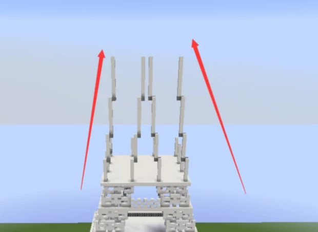 mc我的世界巴黎铁塔怎么做_我的世界教程制作巴黎铁塔！
