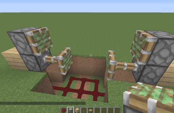 mc我的世界中如何置作红石门_我的世界中的巧妙红石门