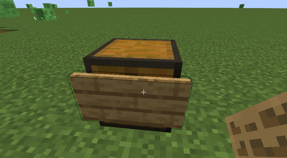 mc我的世界怎么把告示牌贴在箱子上