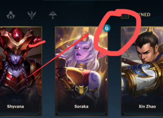 lol英雄联盟手游英雄右上角锁什么意思