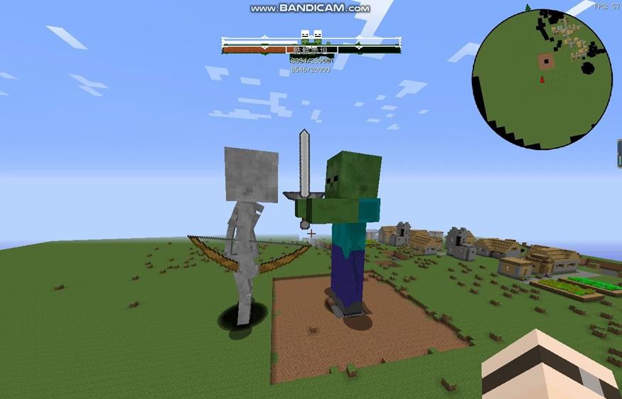 mc我的世界泰坦生物1000骷髅怎么打