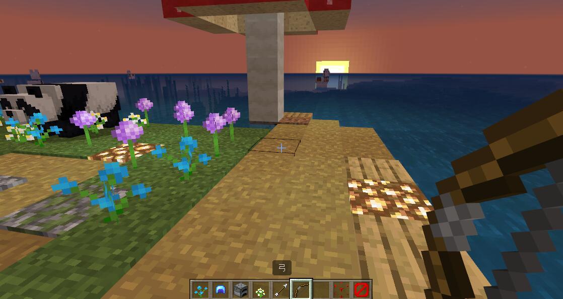 mc我的世界如何给朋友弓箭