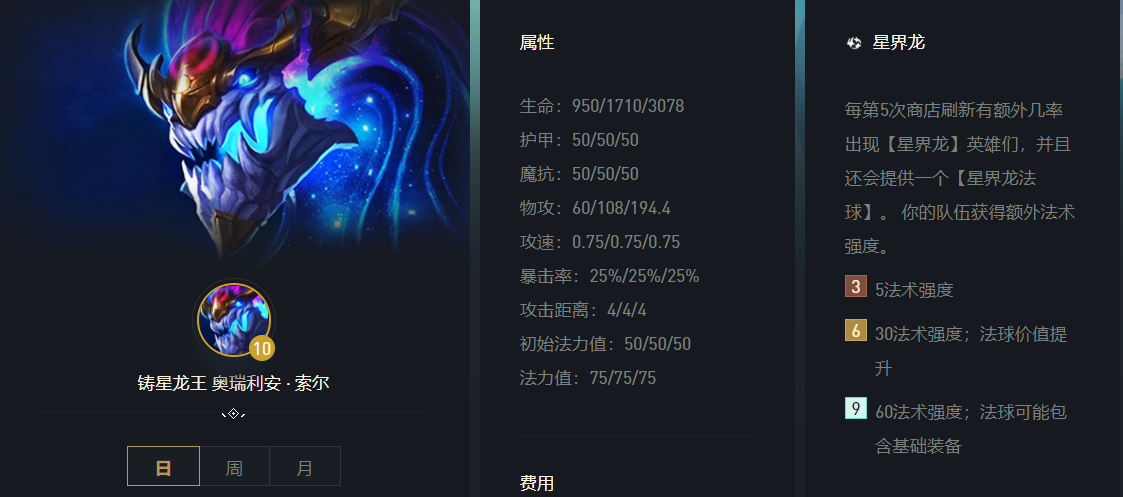 云顶之弈索尔是什么龙