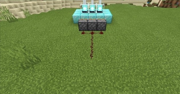 mc我的世界激光门怎么做_我的世界如何制作激光门