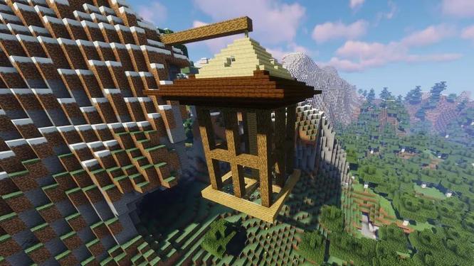 mc我的世界里面怎么建高空房子_我的世界建造高空房子方法