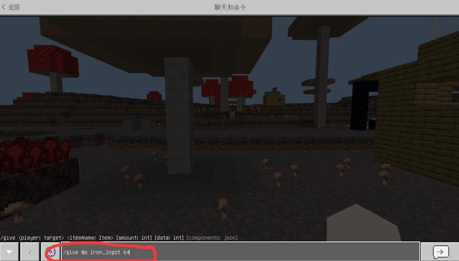 mc获得铁定的指令是什么