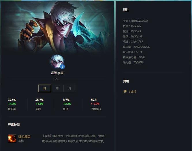 云顶之弈李青给什么装备