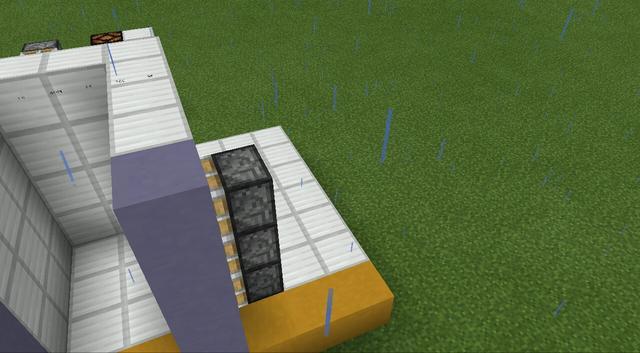 mc我的世界怎么做可以关红石电梯的门_如何在我的世界中制作可以关闭的红石电梯门