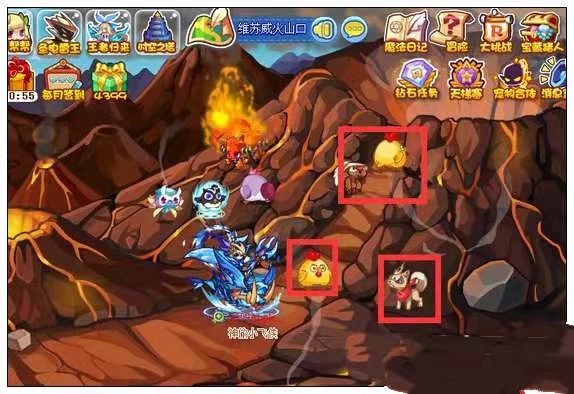 洛克王国手游5个火灵石分布地点在哪_洛克王国手游找到5个火灵石的分布地点