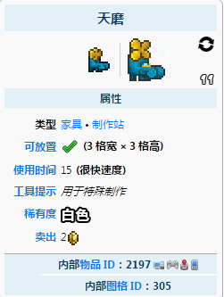 (泰拉瑞亚)天磨有什么用