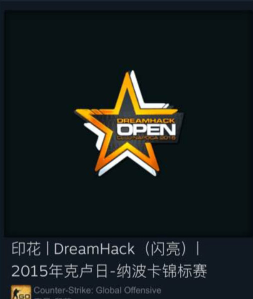 csgo反恐精英五角星贴纸叫什么