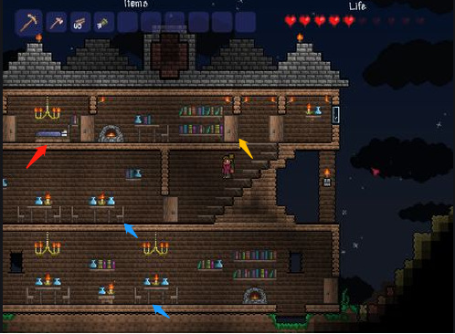 (泰拉瑞亚)1.4怎么设置出生点