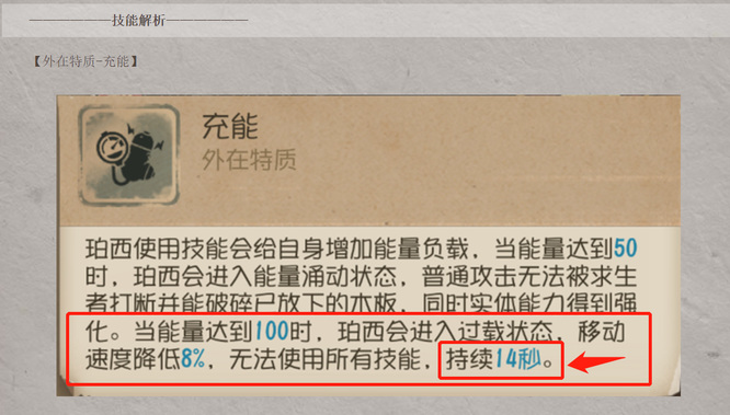 第五人格手游博士的过载状态可以持续多久