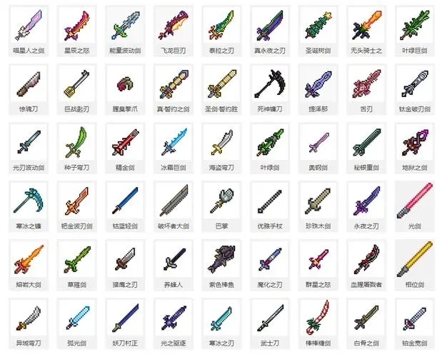 (泰拉瑞亚)1.4战士武器排行是什么样的