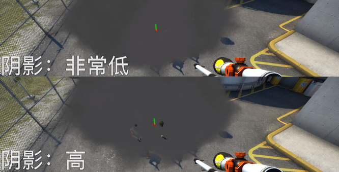 csgo反恐精英全局阴影效果影响什么