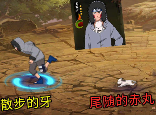 火影忍者手游赤丸躲到哪里去了