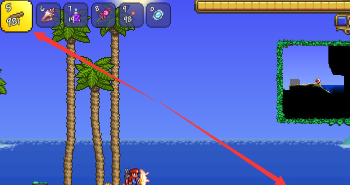 (泰拉瑞亚)如何过海