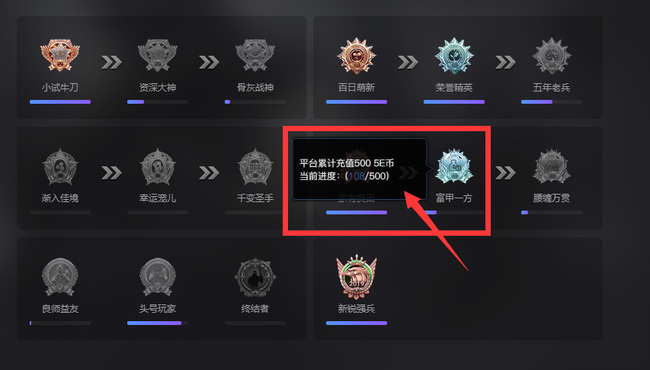 csgo反恐精英富甲一方称号怎么获得
