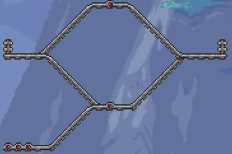 (泰拉瑞亚)矿车怎么做菱形轨道_学会制造泰拉瑞亚菱形轨道的技巧