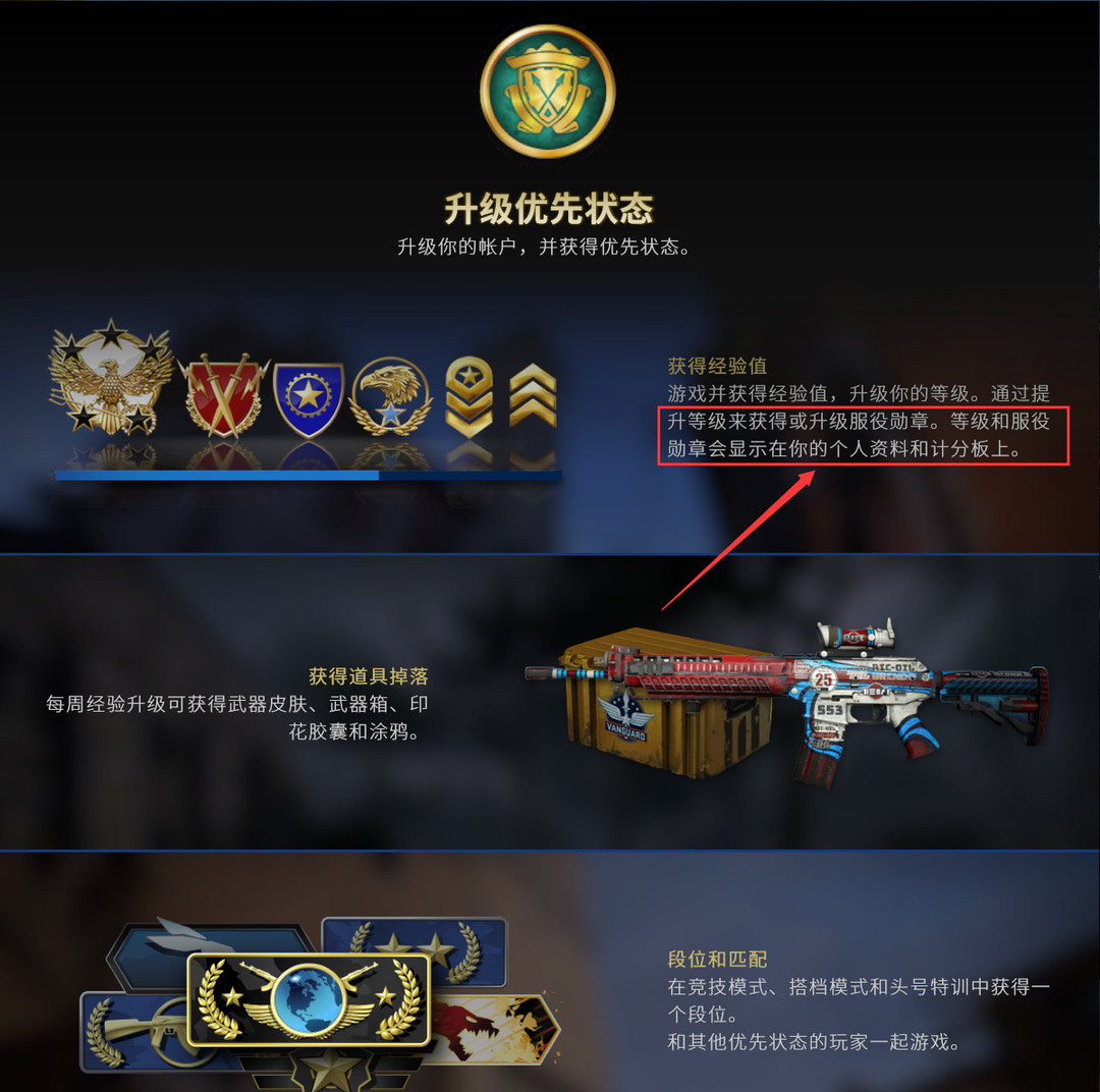 csgo反恐精英没买优先怎么看等级