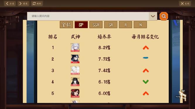 阴阳师手游的sp式神哪个值得培养