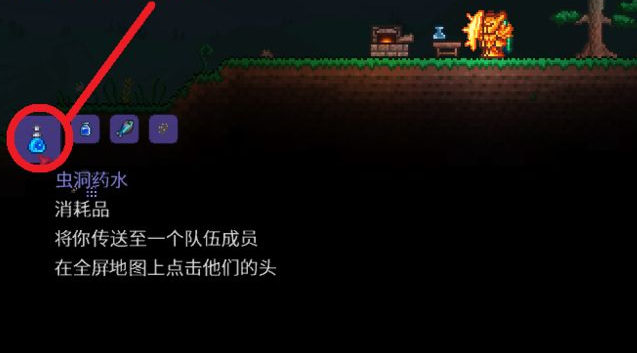 (泰拉瑞亚)队友之间怎么传送