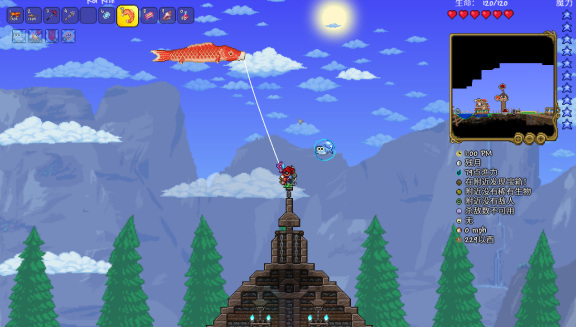 (泰拉瑞亚)风筝怎么挂起来