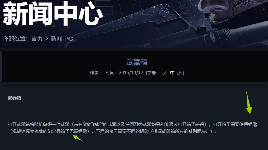 csgo反恐精英武器包要钥匙吗