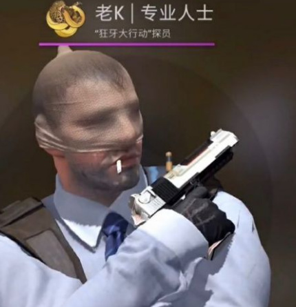 csgo反恐精英老k头上戴的是什么