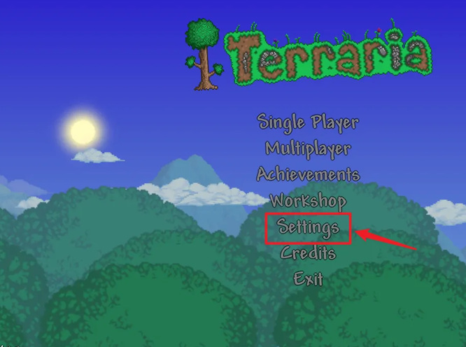 (泰拉瑞亚)1.4.3.2怎么切换中文