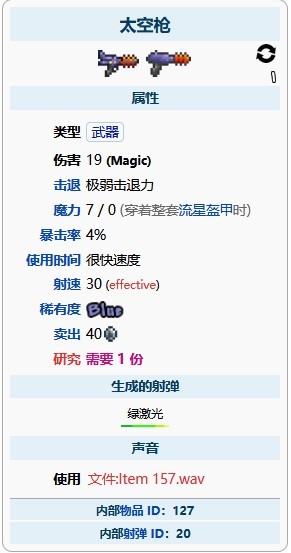 (泰拉瑞亚)太空枪好不好