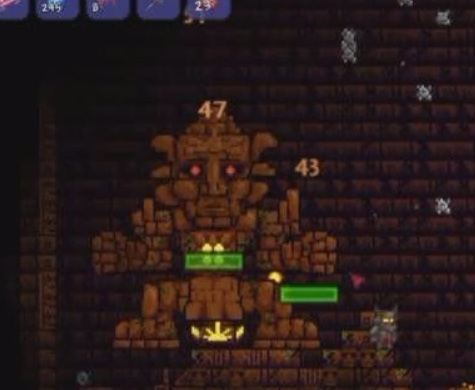 (泰拉瑞亚)石巨人怎么打_泰拉瑞亚石巨人战攻略