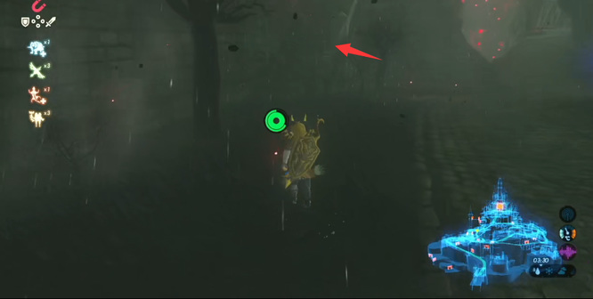 塞尔达传说海拉鲁城堡回忆点怎么走_塞尔达传说荒野之息海拉鲁城堡回忆路线图