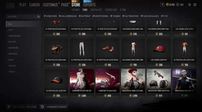 pubg一千g币是多少钱