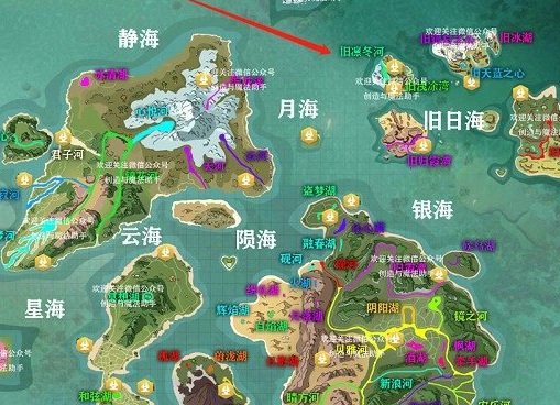 创造与魔法手游旧凛冬河在哪里