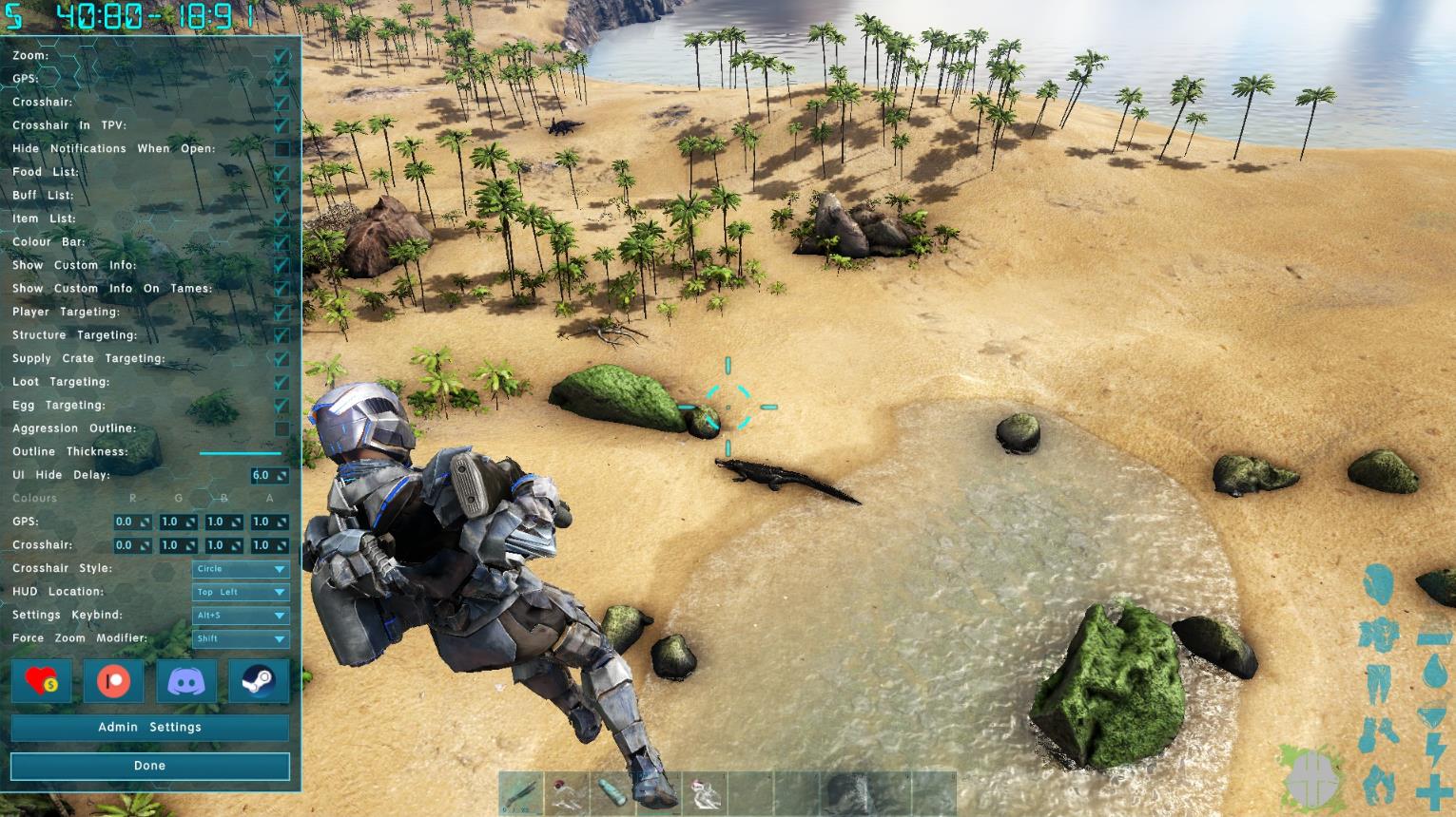 方舟生存进化a镜怎么关闭描边