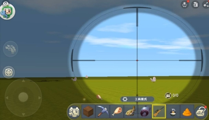 迷你世界手游狙击枪怎么做_迷你世界手游打造自制狙击步枪攻击敌人