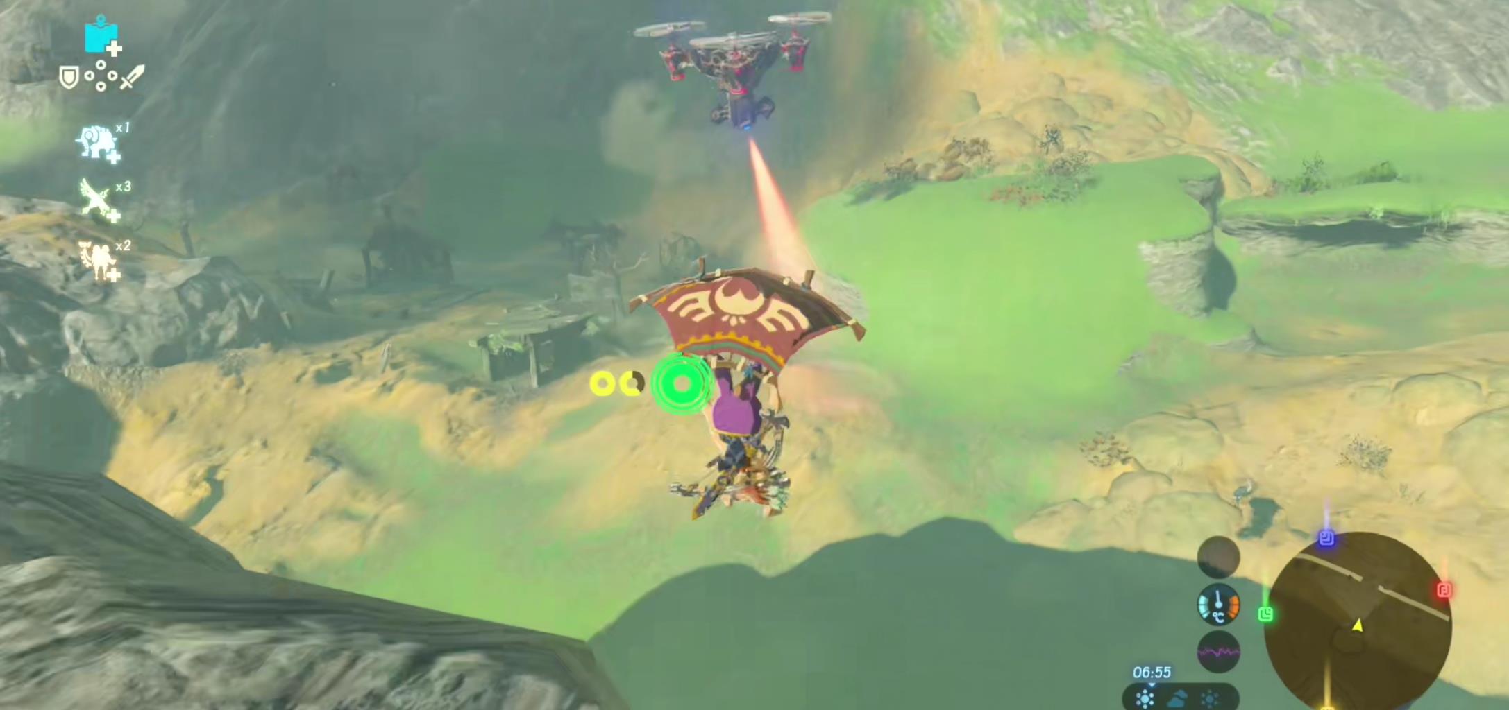 塞尔达飞行守护者怎么打下来_塞尔达传说荒野之息如何打败飞行守护者