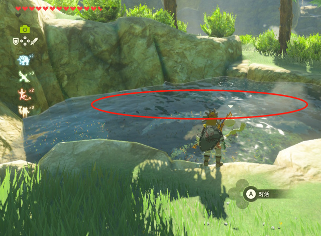 塞尔达传说三文鱼在哪