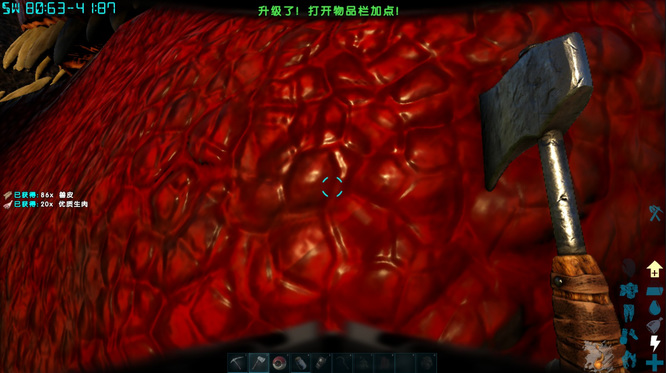 方舟生存进化优质生肉用什么敲给的多_方舟生存进化哪种工具最适合敲取优质生肉