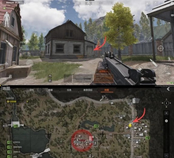 暗区突围手游北村钥匙房在哪