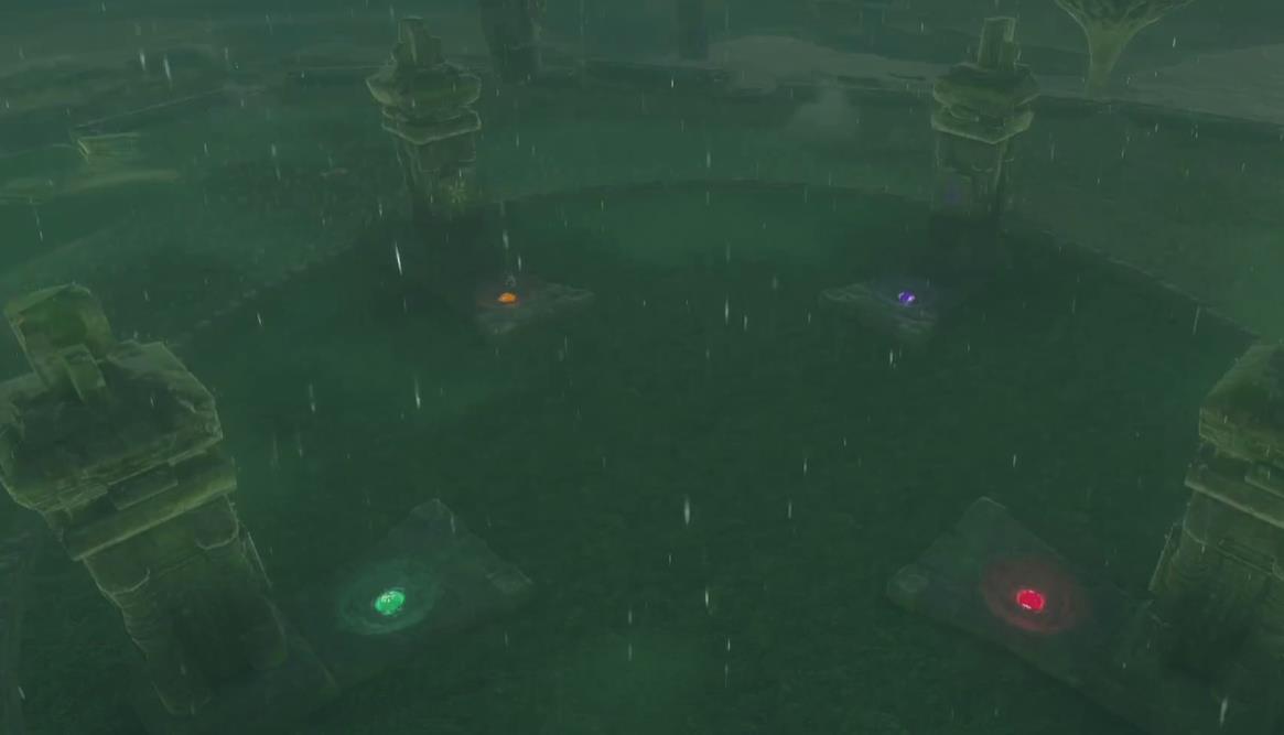 塞尔达雷电试炼的两个球怎么扔上去_塞尔达传说荒野之息中如何投掷雷电球