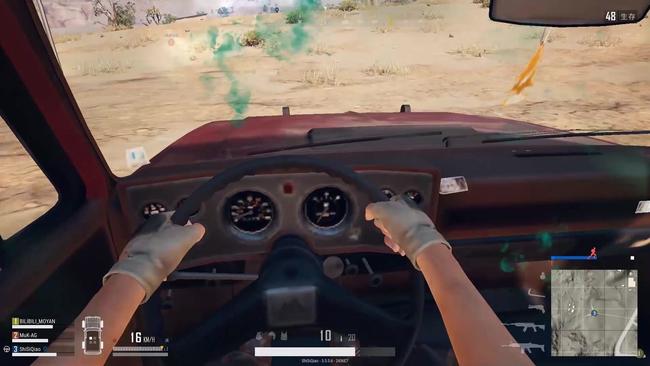 pubg主驾驶怎么开枪